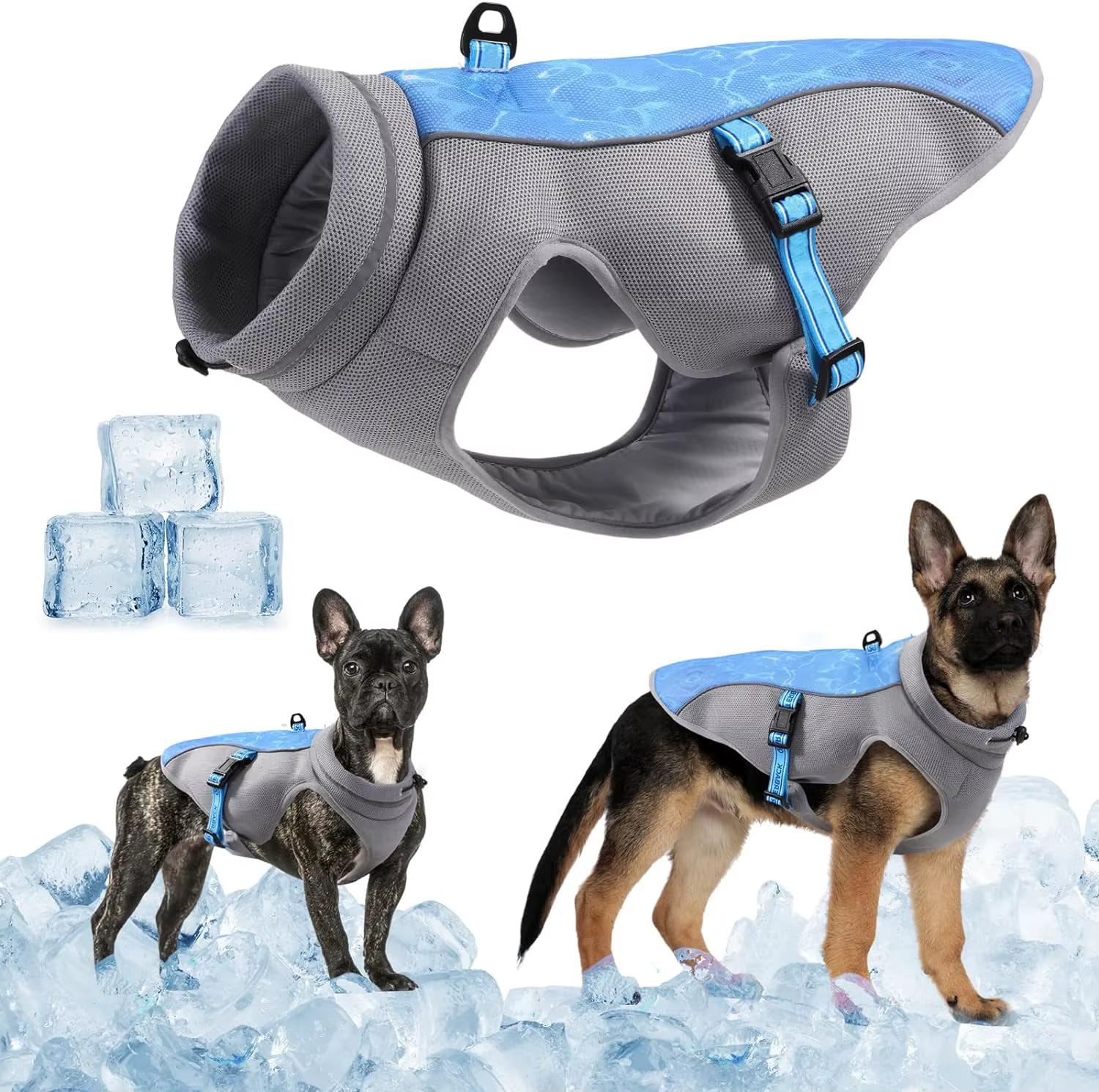 Ropa de verano para perros, manga corta transpirable y ligera - imagen 5