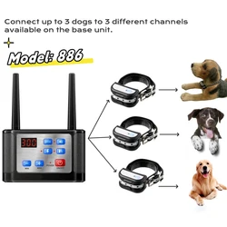 Collar de adiestramiento inalámbrico para perros con control remoto