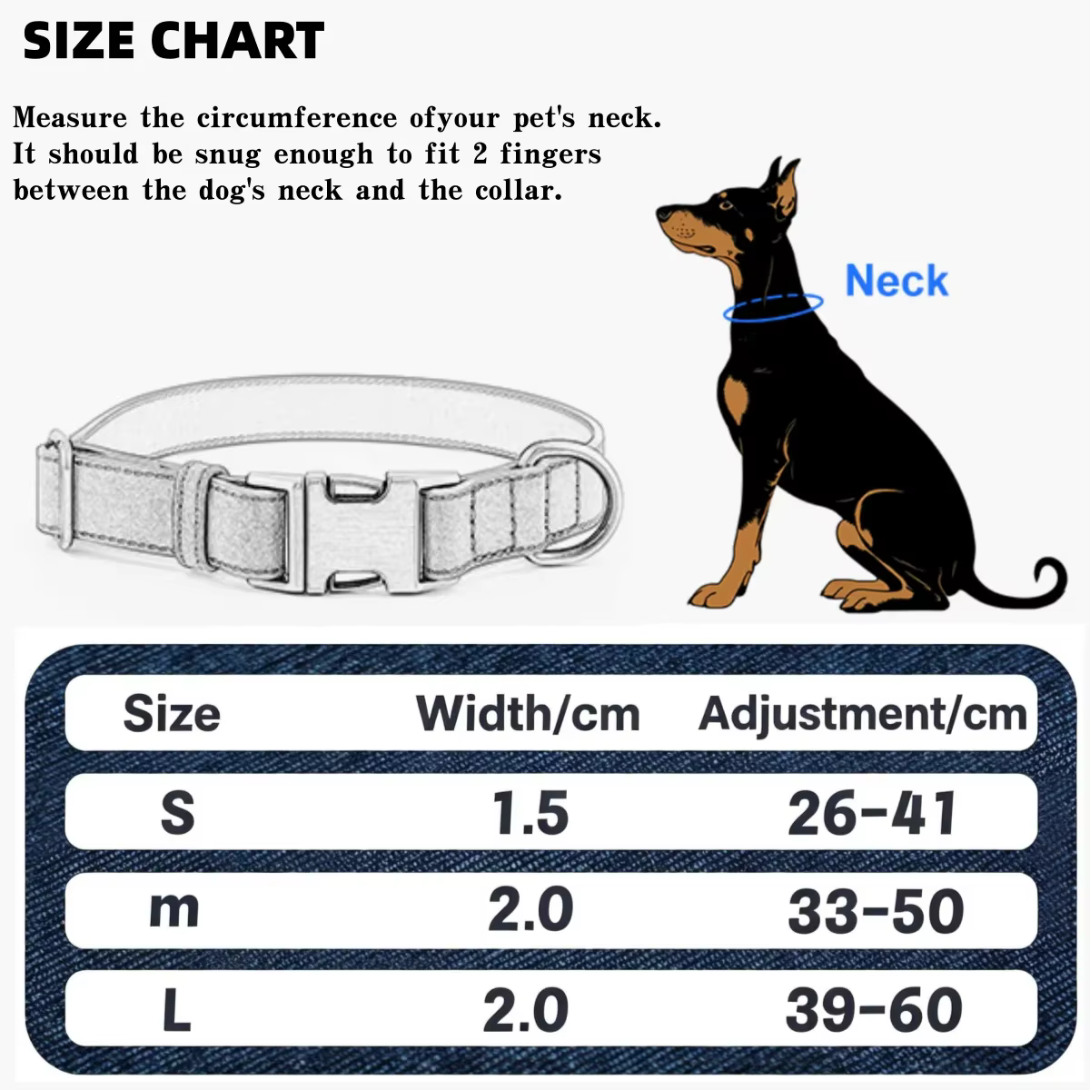 Perro de raza grande luciendo el collar personalizado con placa identificativa
