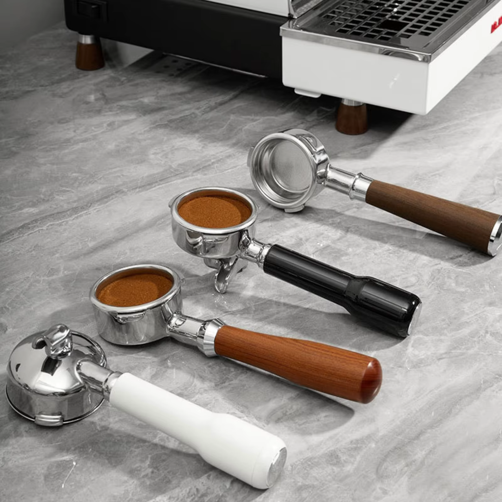 Portafiltro 58 mm con boquilla – Mango sólido apto lavavajillas, ideal baristas caseros - imagen 5
