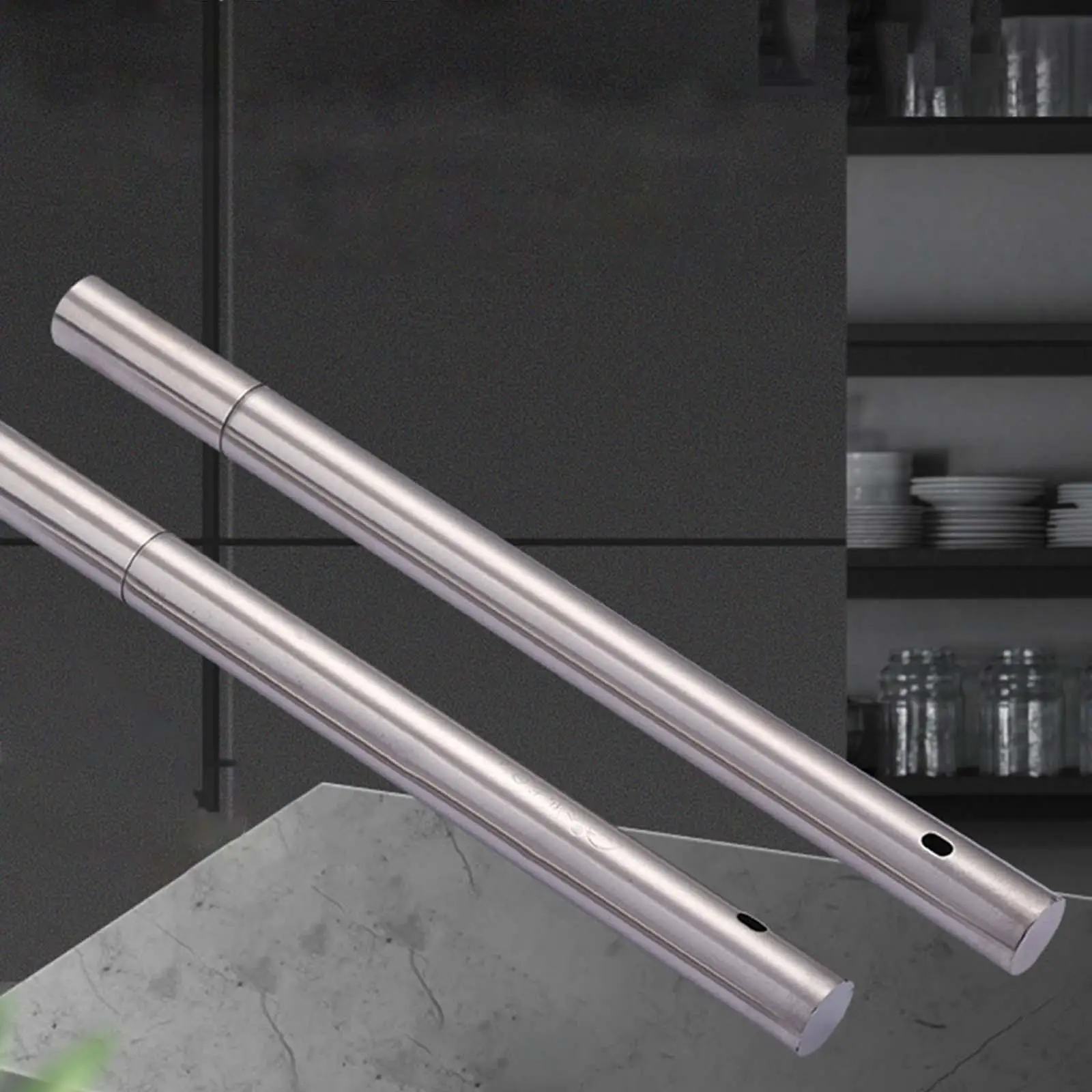 Tubo Organizador Brochetas Acero Inoxidable con Ventilación – Soporte Kebab Parrilla - imagen 4