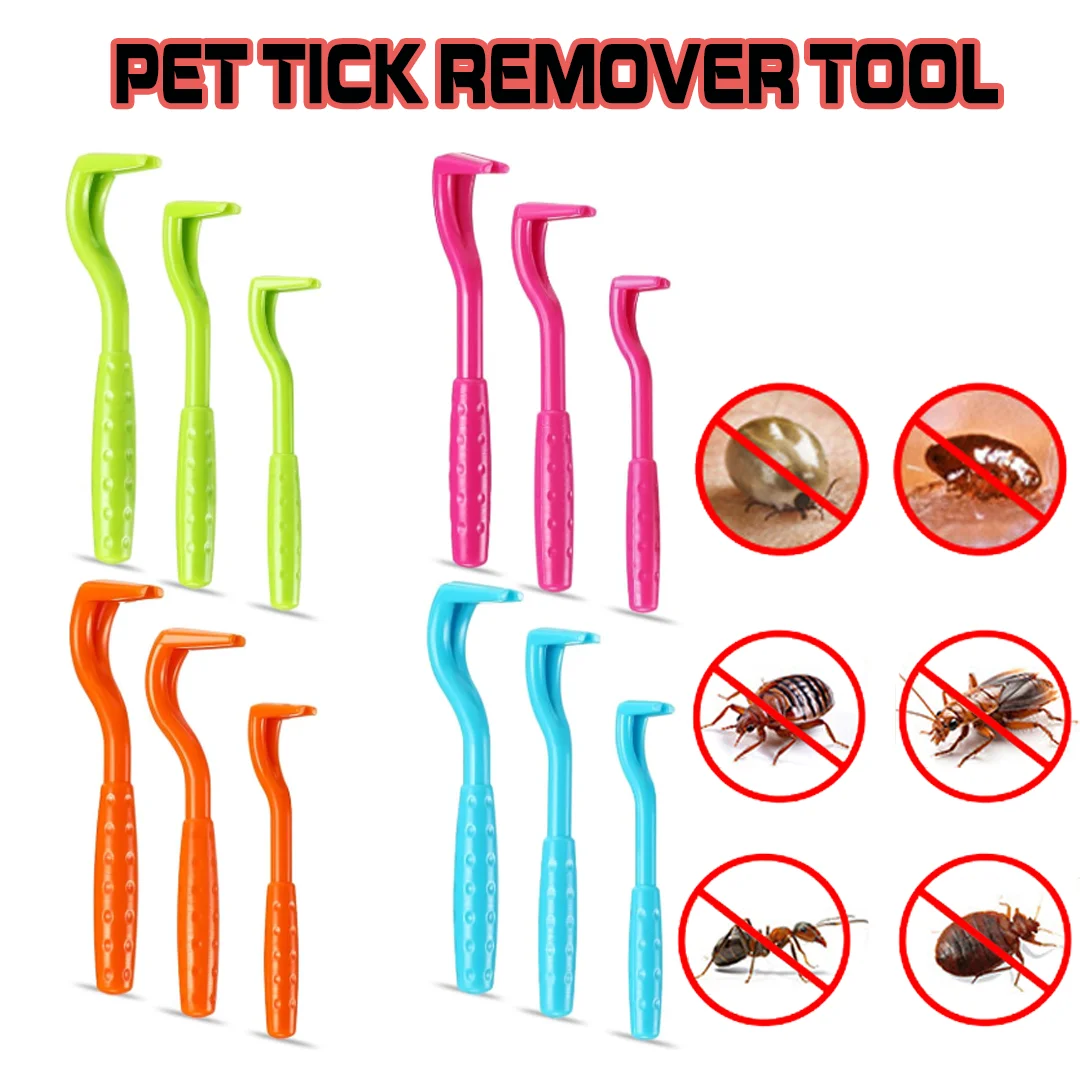 Pinzas antiparasitarias para eliminar pulgas y garrapatas en gatos y perros