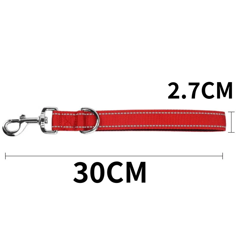 Correa para perro corta de 30 cm vista frontal
