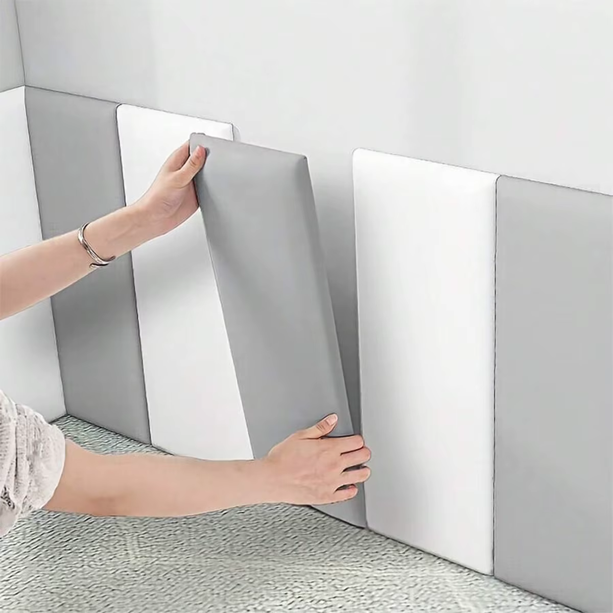 Pegatinas anticolisión de pared 3D suaves para gatos y perros - imagen 3