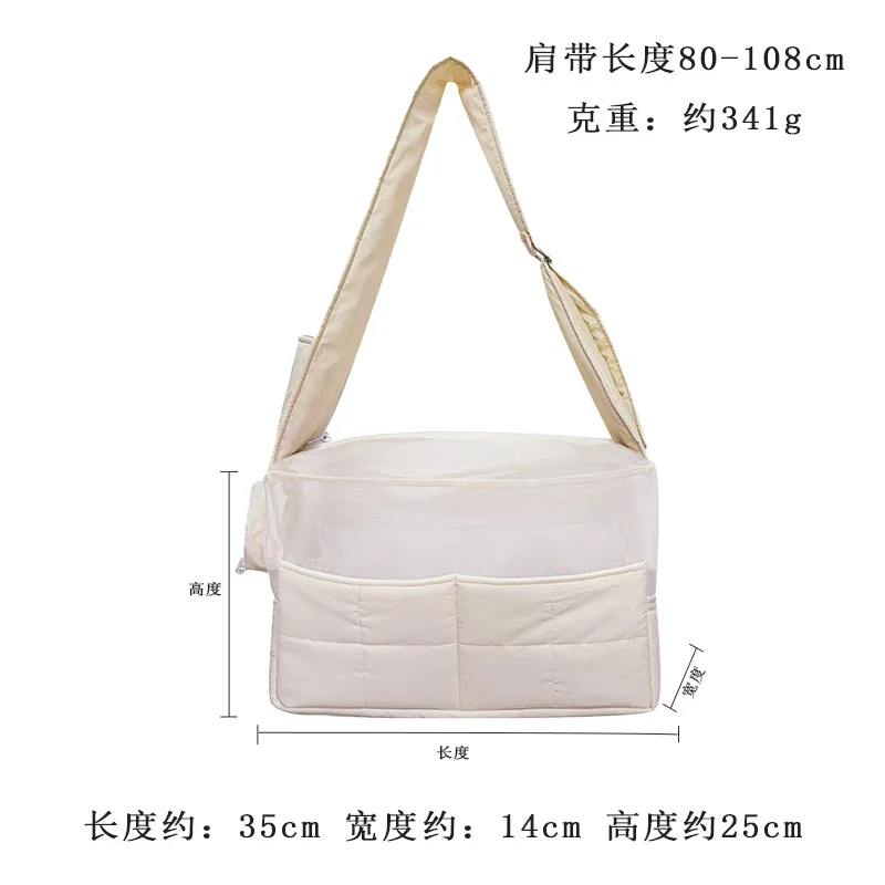 Mochila bandolera transpirable para gatos y perros pequeños – Impermeable