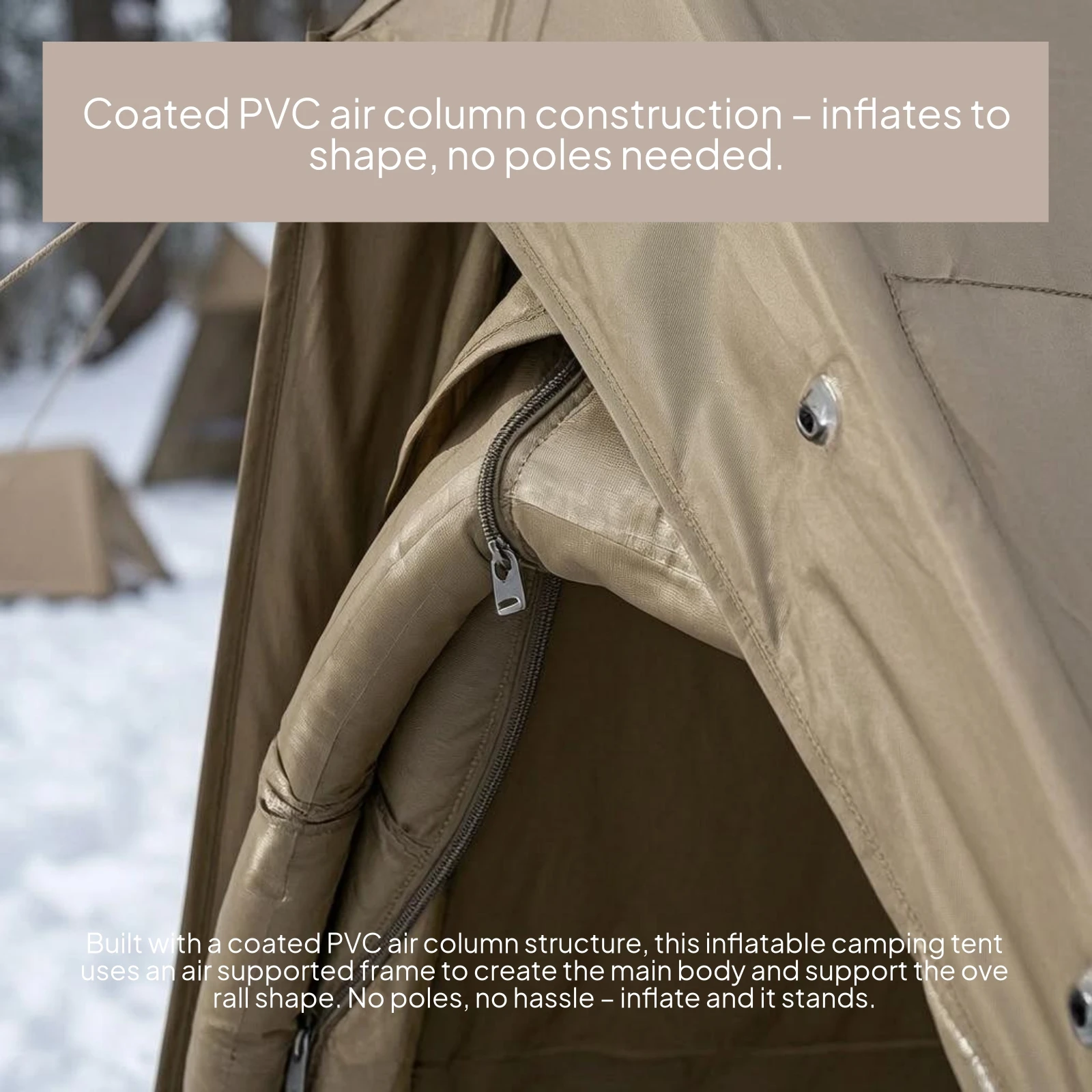 Carpa inflable impermeable tipo cabaña exterior para gatos y perros - imagen 5