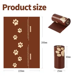 Dispensador retráctil de bolsas para excrementos de perro con palanca