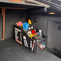 Organizador plegable para coche gatos y perros con 4 compartimentos