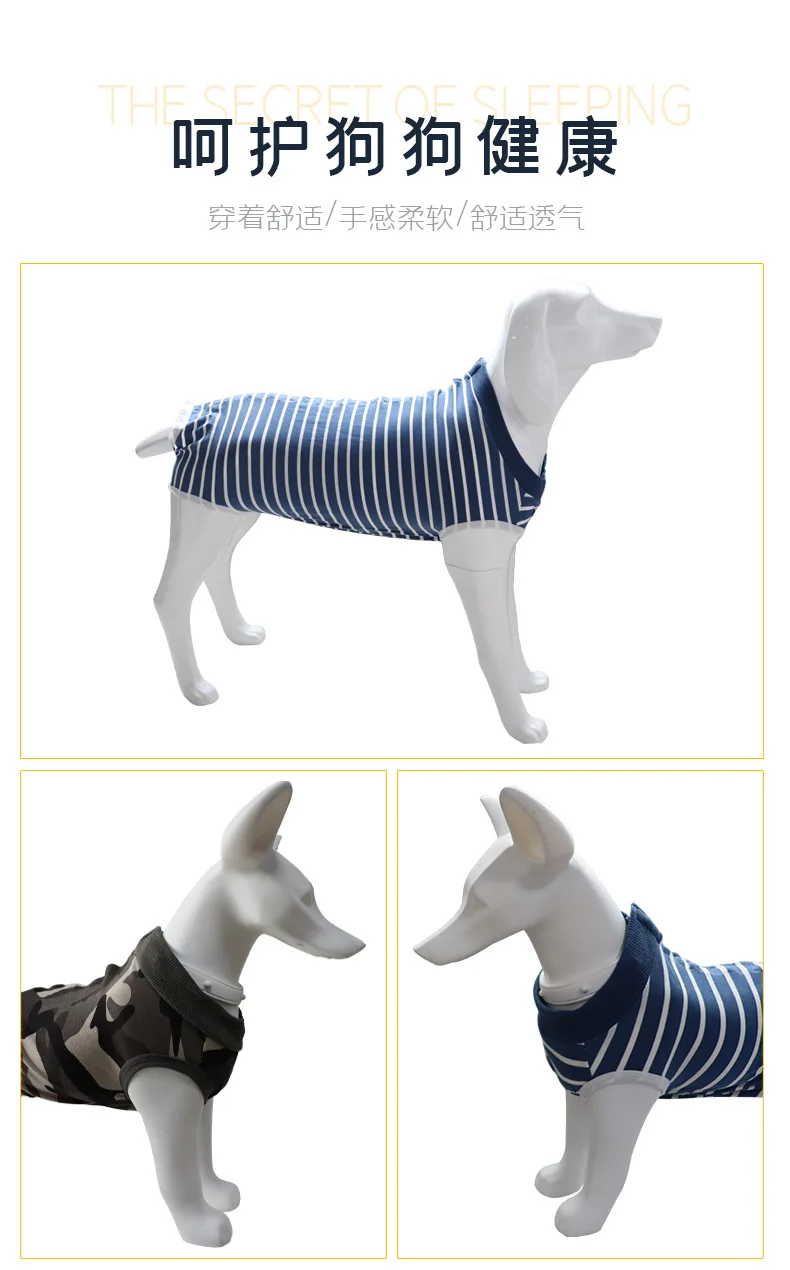 Traje de recuperación para perro postoperatorio
