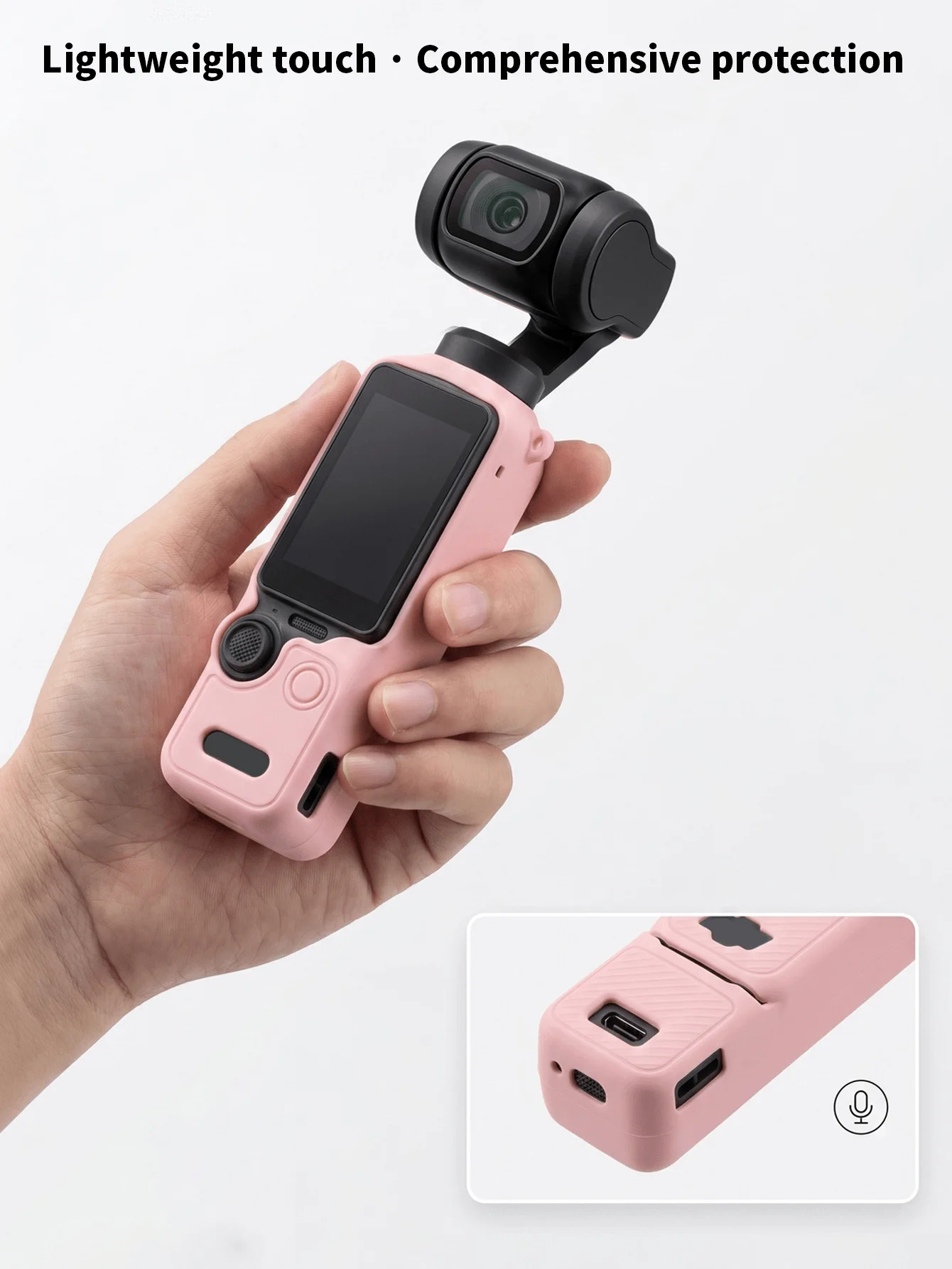 Funda Silicona DJI Osmo Pocket 4 – Protección Total, Lente y Cuerpo - imagen 2