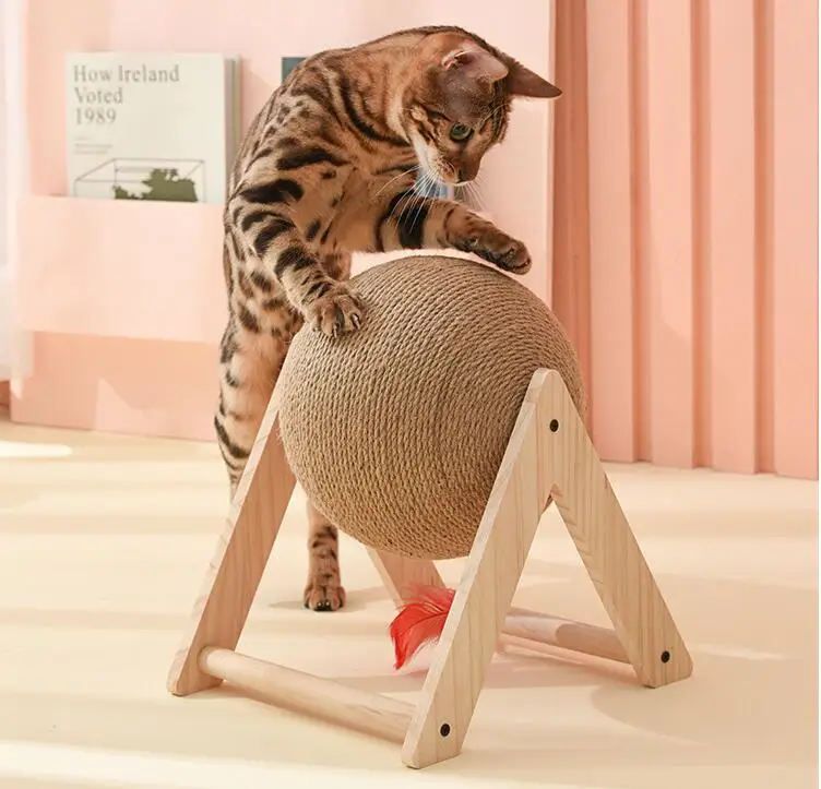 Poste de sisal resistente