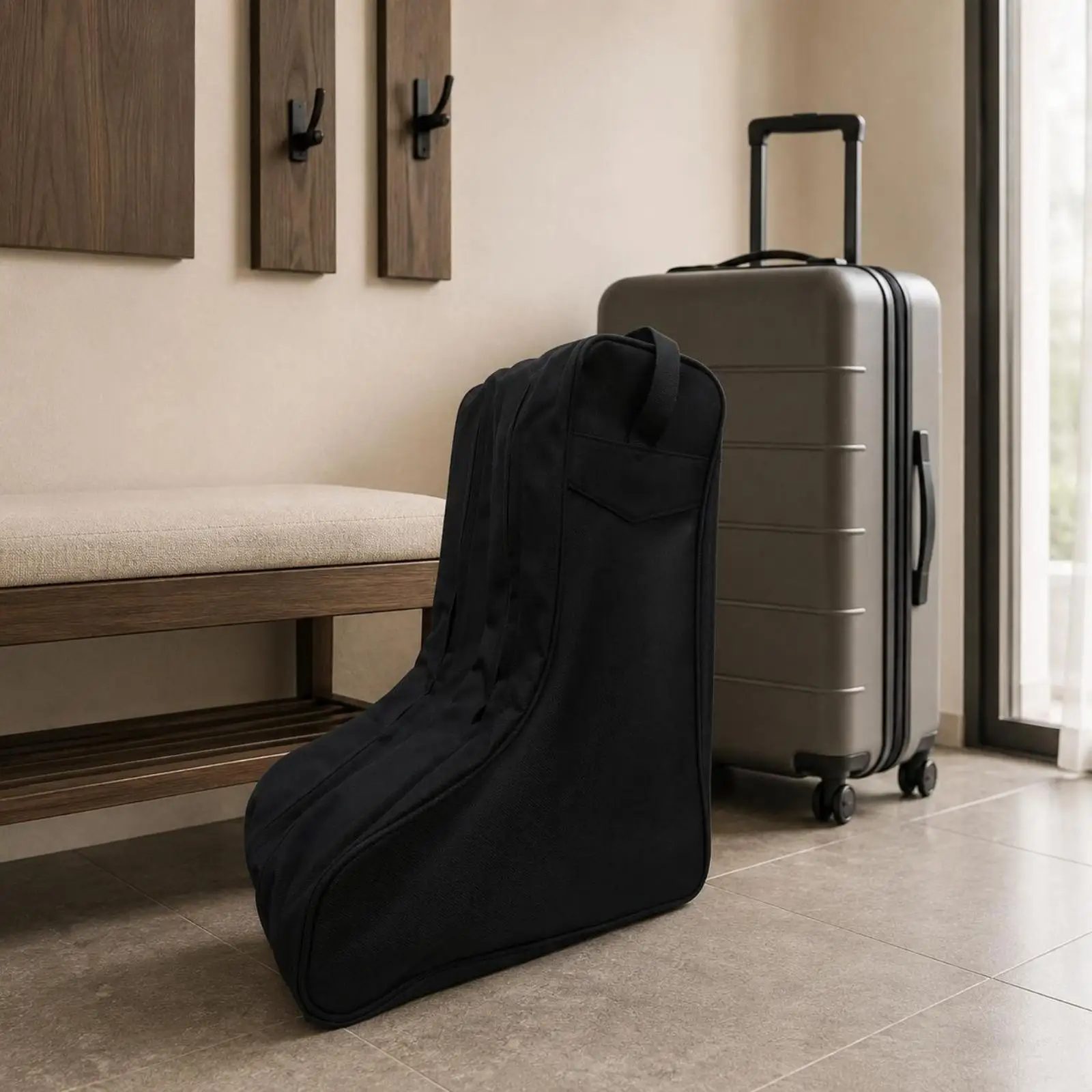 Bolsa de Calzado Estructurada con Asa de Transporte - imagen 5