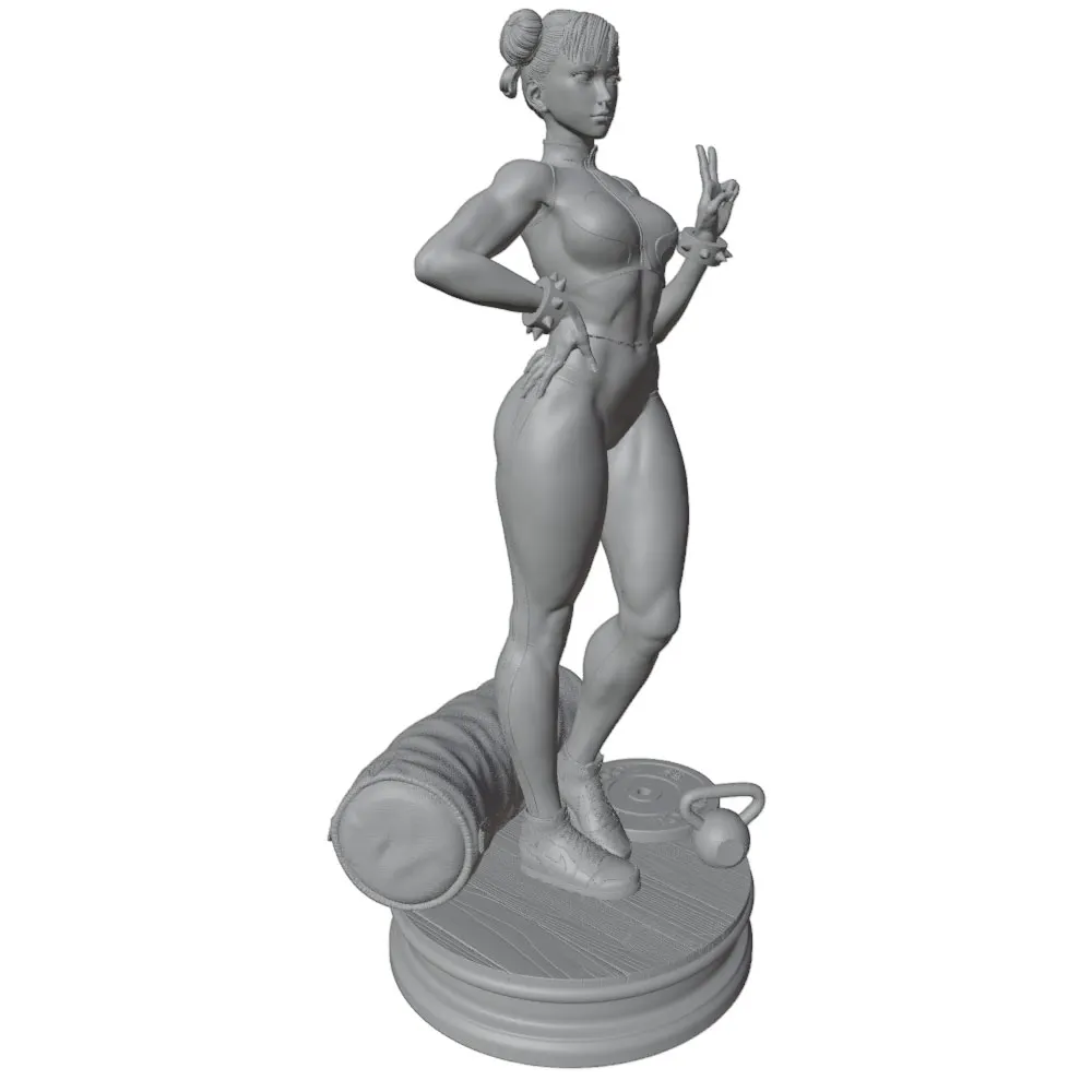 Figura DIY gris impresa en 3D para decorar hogar con gatos y perros - imagen 5