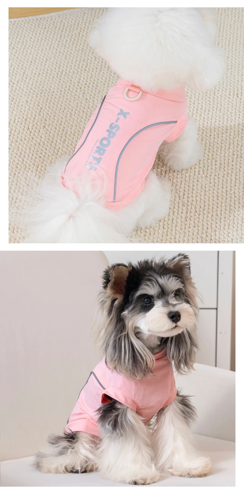 Tejido transpirable de la camiseta para mascotas