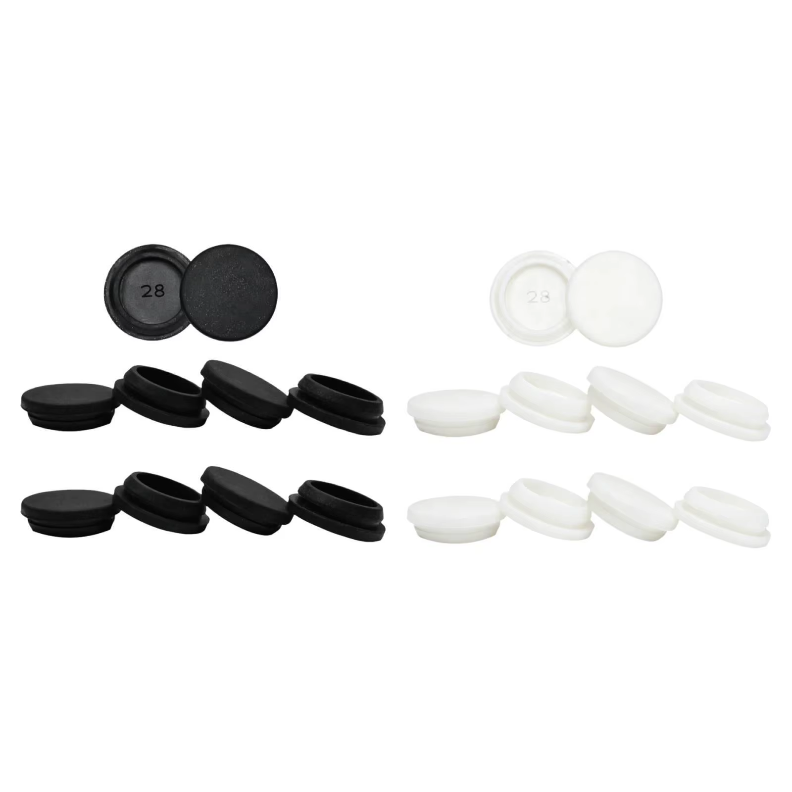 Tapones de silicona impermeables para orificios redondos