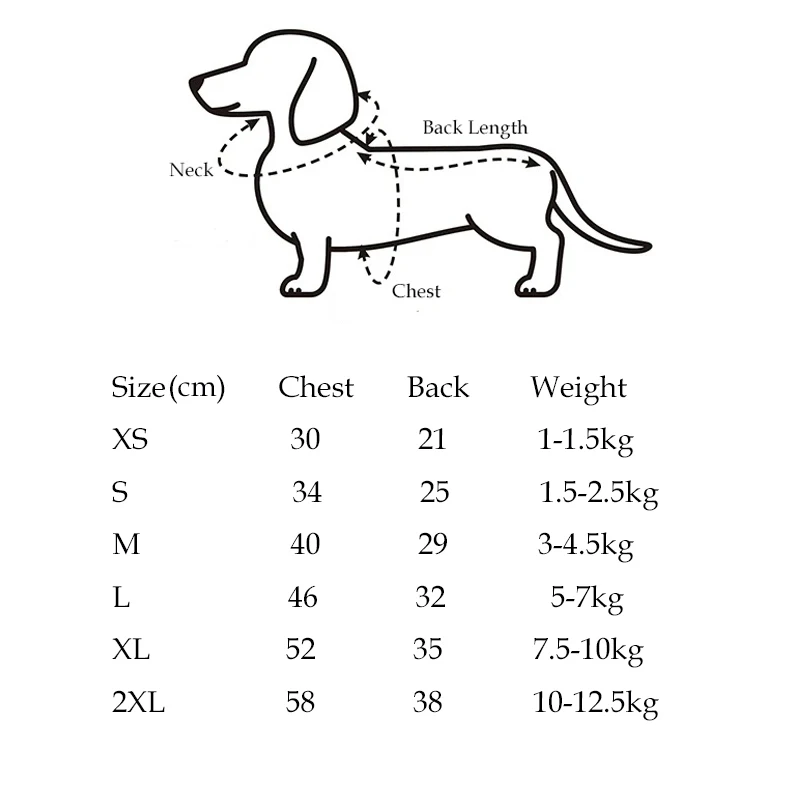 Jersey de punto ABQP en dachshund