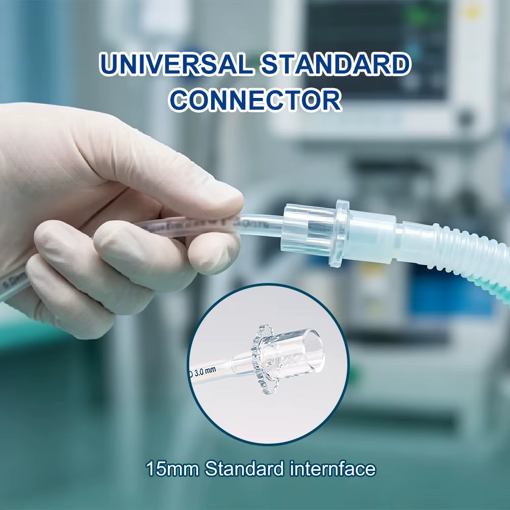 Tubo endotraqueal veterinario para aves de silicona - imagen 4