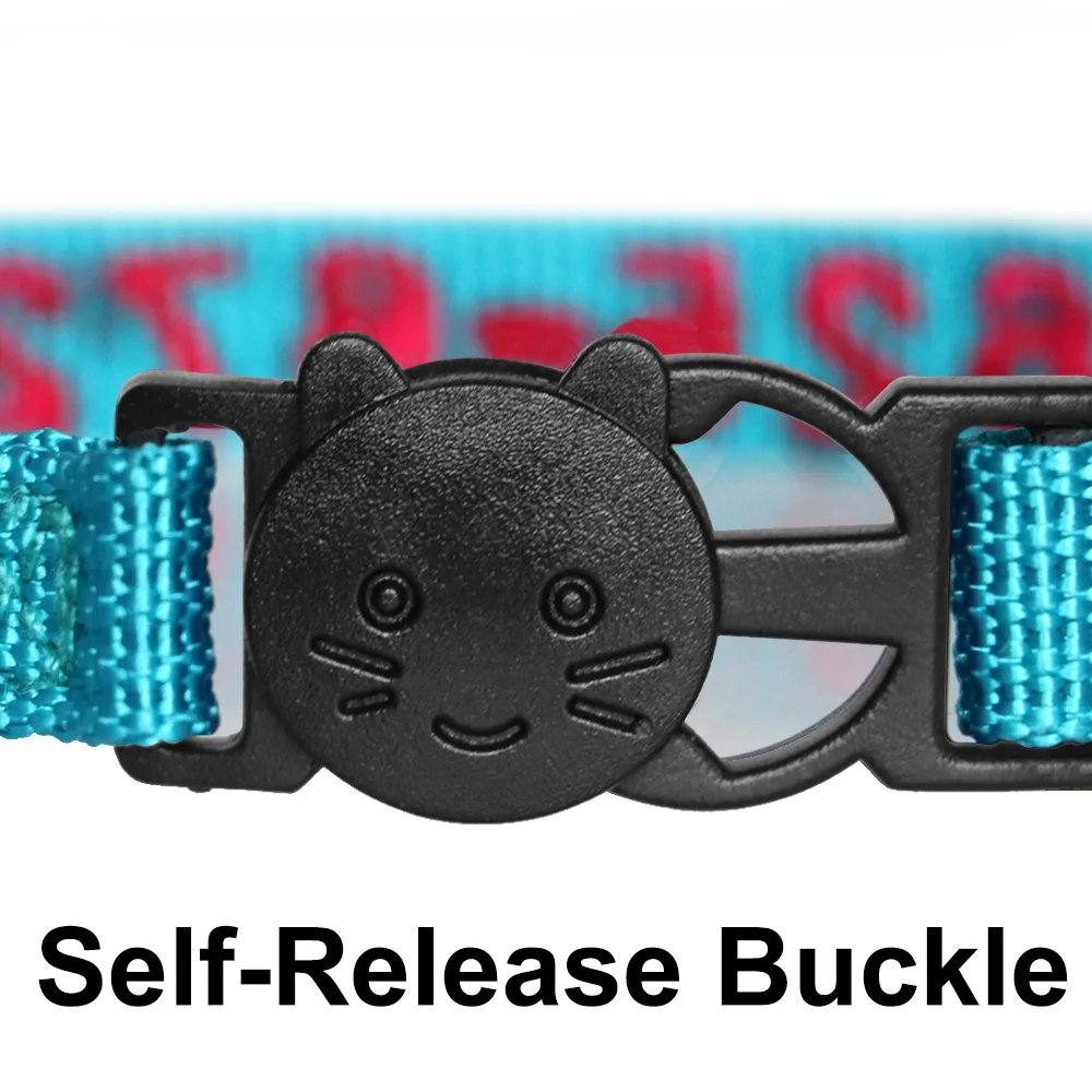 Collar seguridad gato con campana – Bordado personalizado - imagen 2