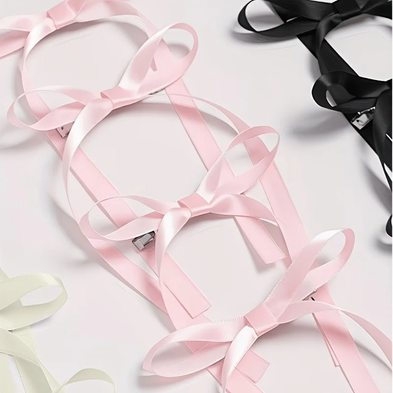 Lazos grandes para perros con clips metálicos – accesorios de cuidado - imagen 4