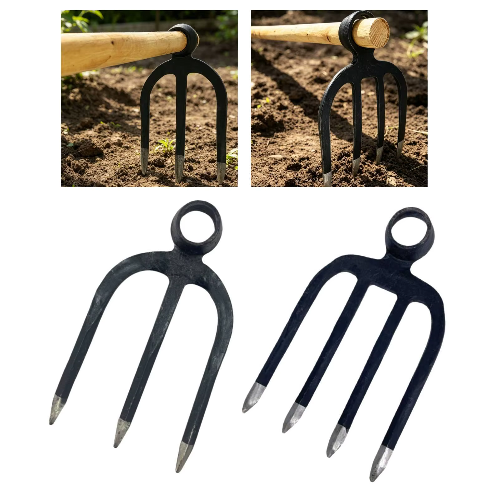 Extractor de maleza de acero para jardín, ideal con perros - imagen 2