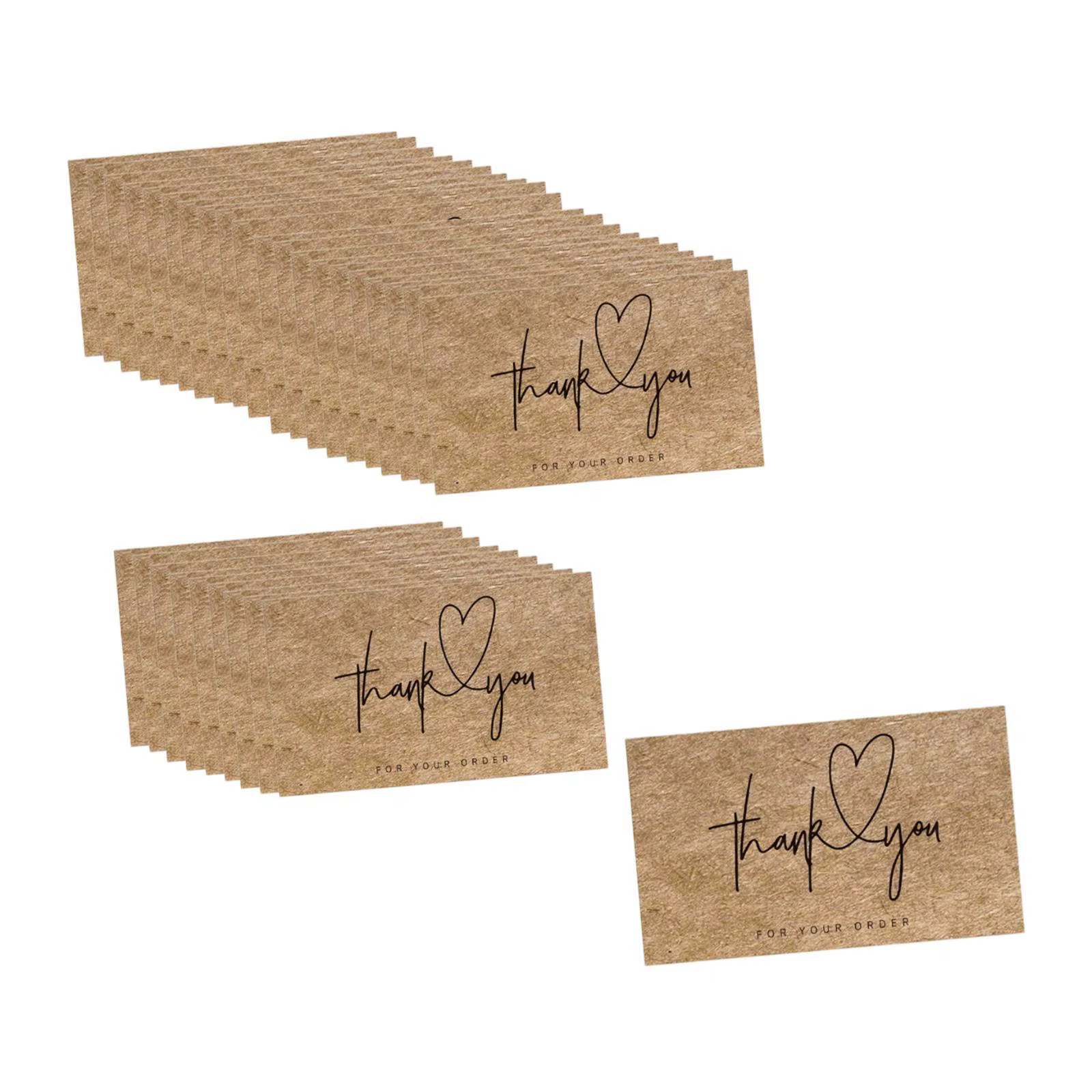 Tarjetas Kraft Mini para Invitados – Notas de Agradecimiento 30 uds. - imagen 3