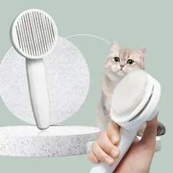 Peine quita pelos mágico de un clic para gatos y perros eficaz