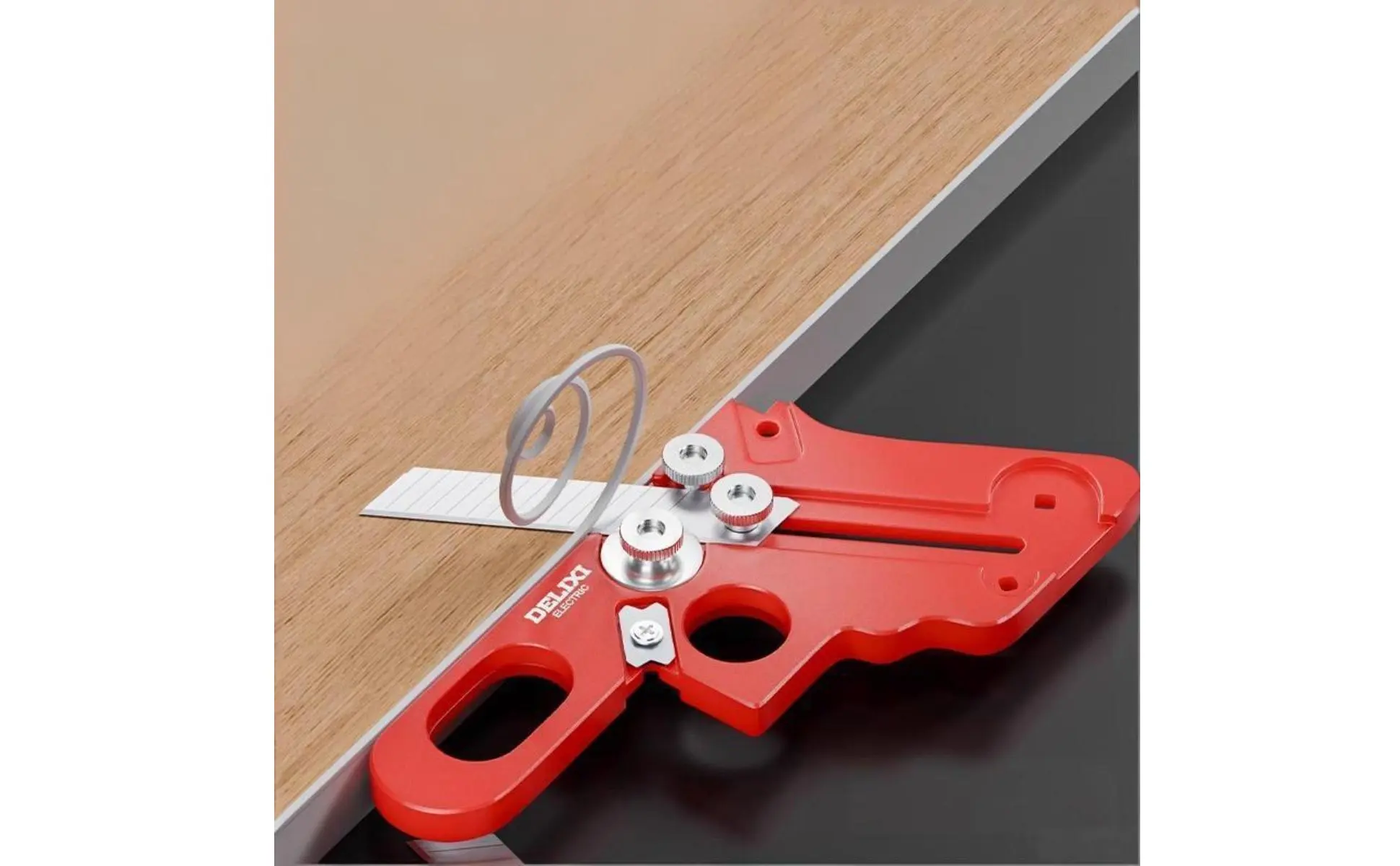 Herramienta ergonómica para redondear esquinas