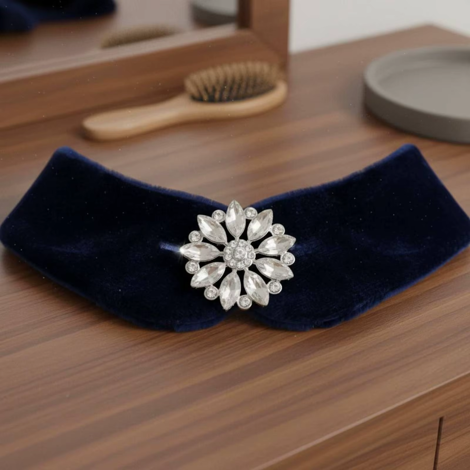 Botones de Cristal con Forma de Flor para Coser – Decorativos Grandes para Ropa