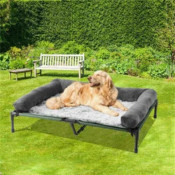 Cama elevada transpirable para perros grandes XXL – exterior