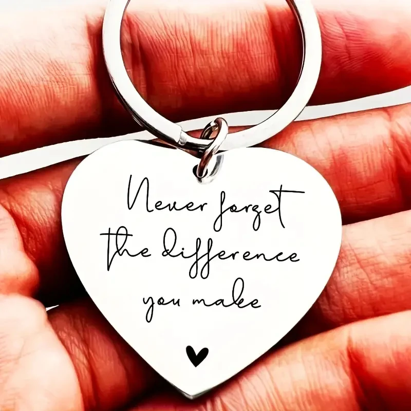 Llavero motivacional Nunca olvides la diferencia para amigos y familia – Para regalo - imagen 4