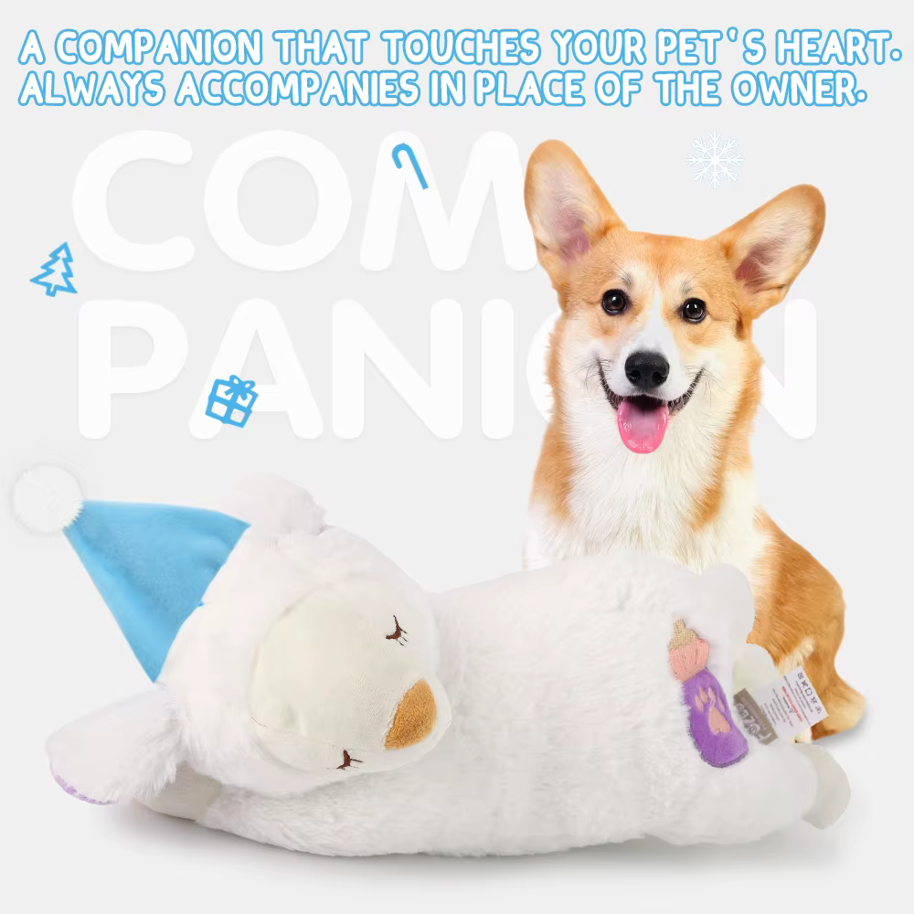 Peluche de Cordero con Latidos Relax – Juguete de Confort para Mascotas - imagen 4