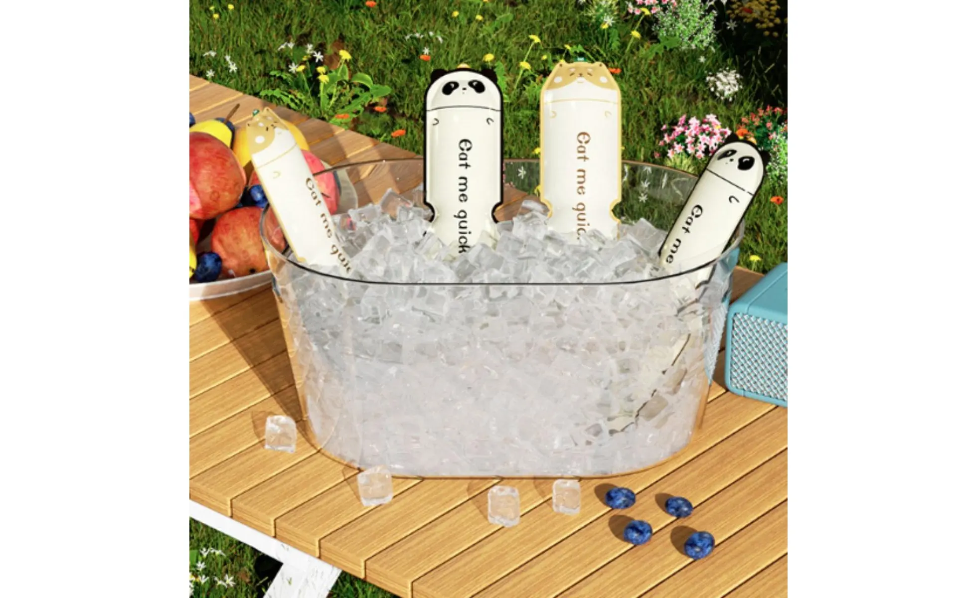 Bolsa desechable con forma de bolsa de hielo