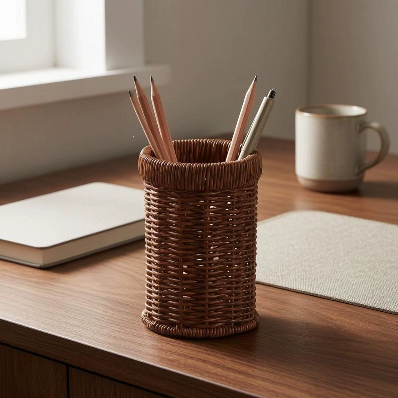 Organizador tejido de cubiertos para la mesa y la cocina