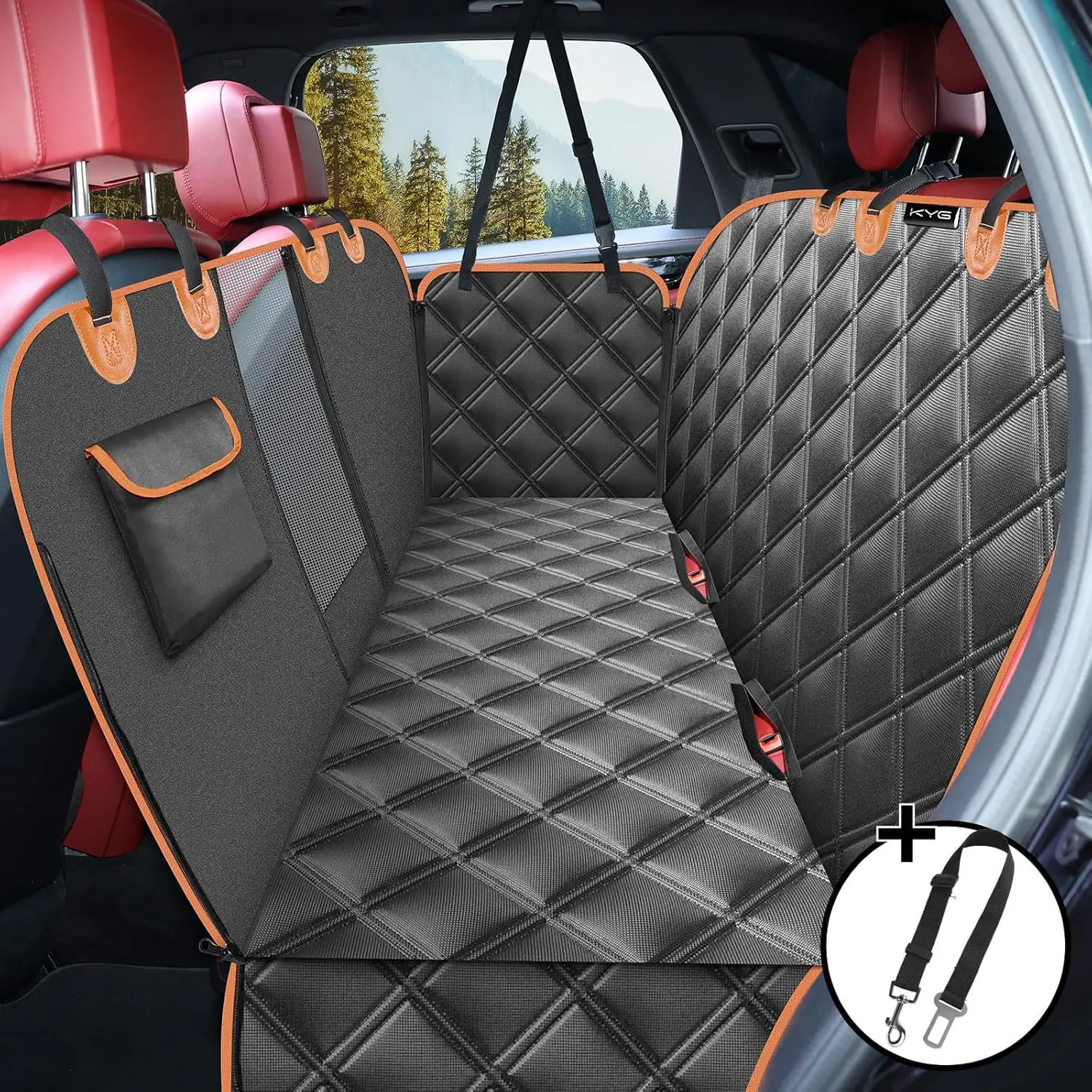 Alfombrilla antideslizante asiento trasero coche para gatos y perros - imagen 5