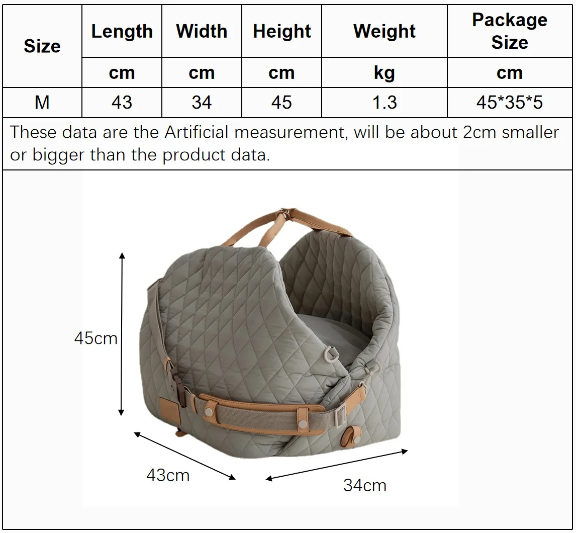 Transportín plegable portátil para gatos