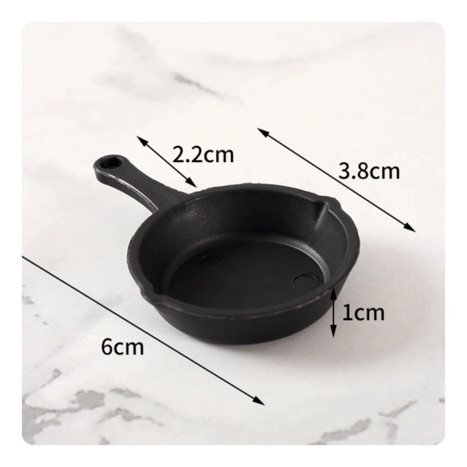 Mini sartén juguete para gatos y perros – Cocina en miniatura decorativa - imagen 2