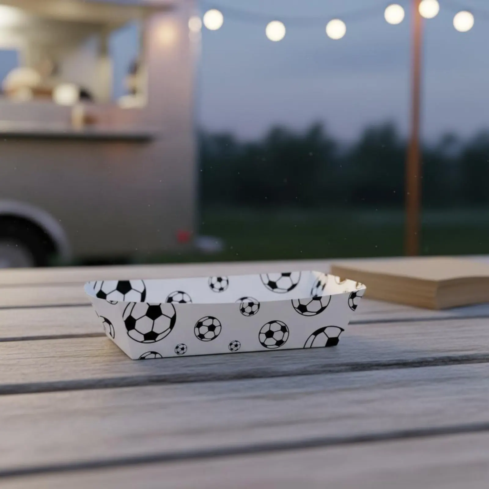 Recipientes para aperitivos barco, montaje fácil, temática deportiva - imagen 2