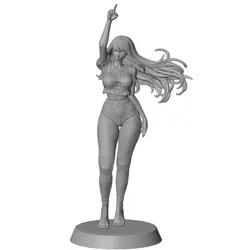 Kit figura resina 1/24 75 mm chica GK sin pintar ni montar