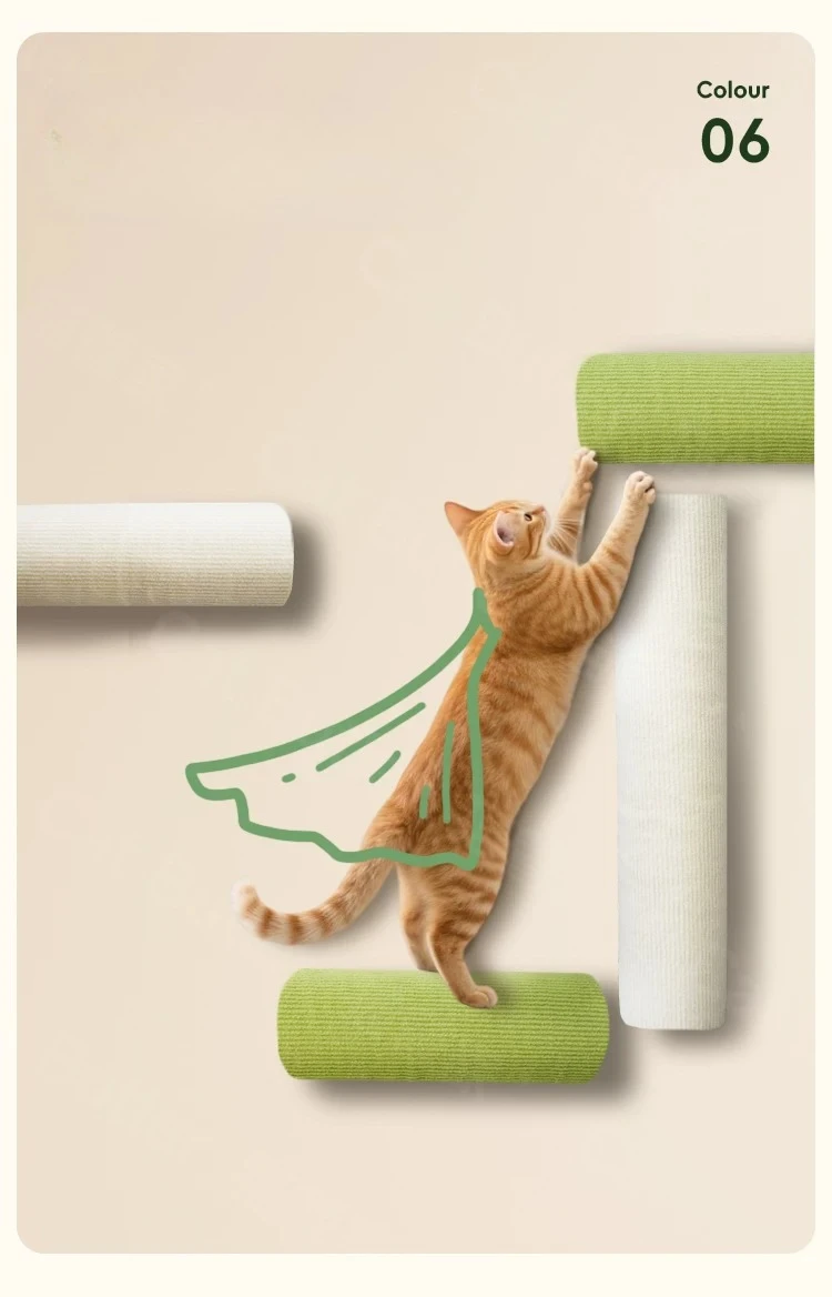 Rascador cilíndrico gato diseño