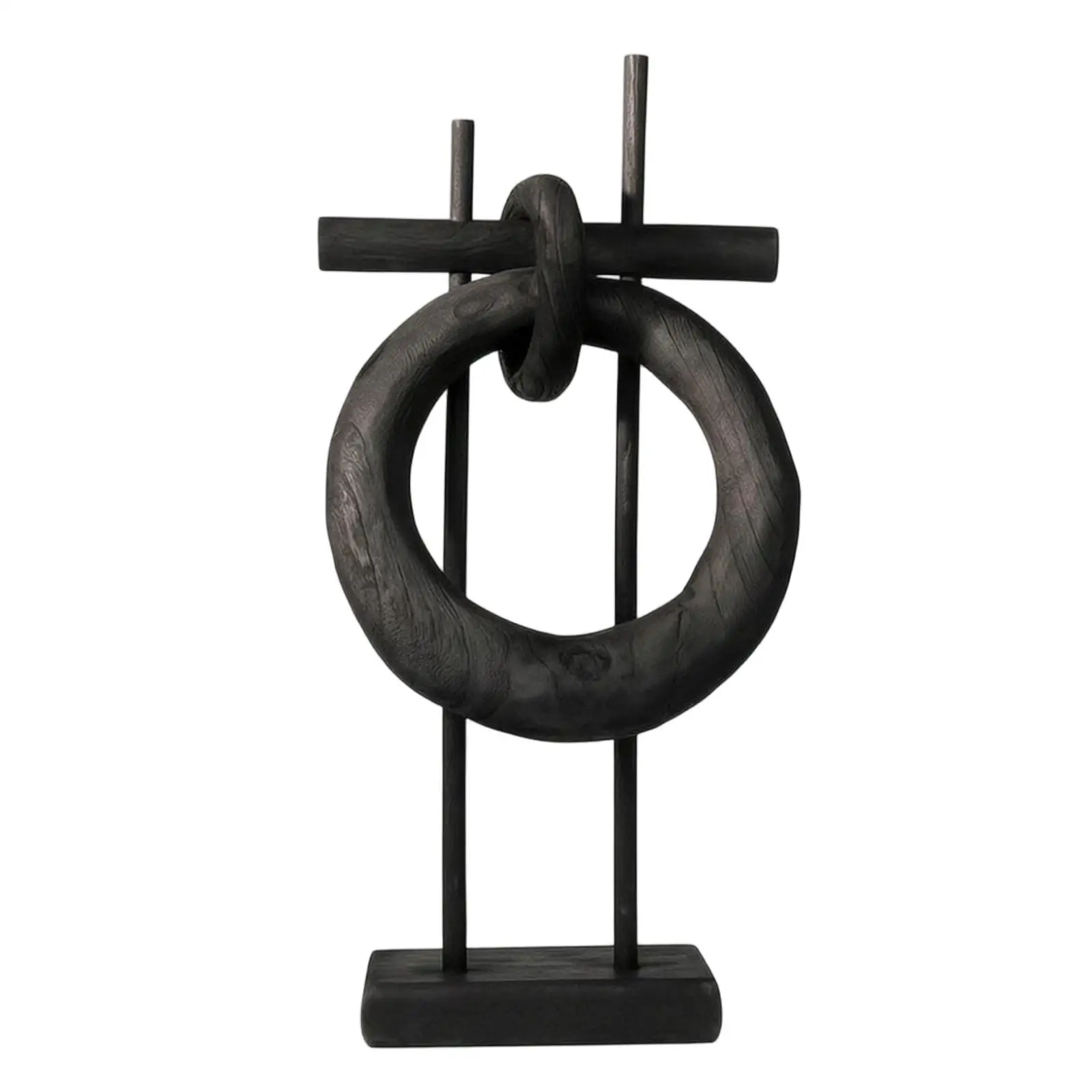 Adorno de mesa en resina con forma circular – Decoración para hogar de gato y perro