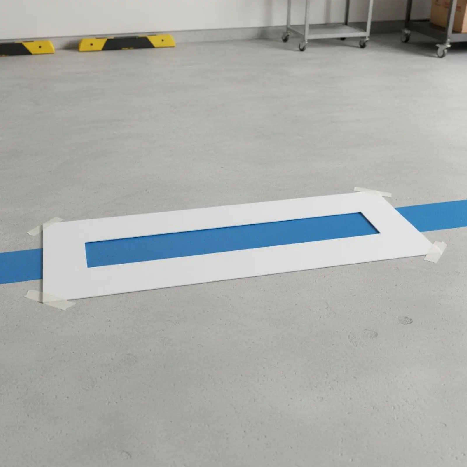 Plantilla de goma plegable para marcar flechas en asfalto - imagen 2