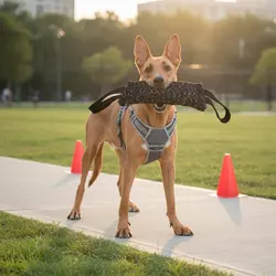 Juguete de arrastre resistente para perros: entrenamiento y juego