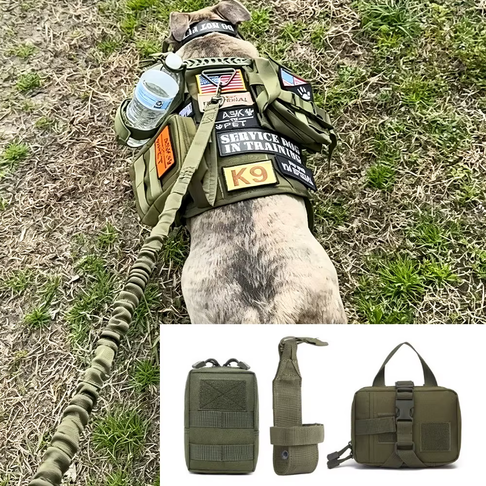 Bolsas multifuncionales arnés perro – Almacenamiento paseos - imagen 3
