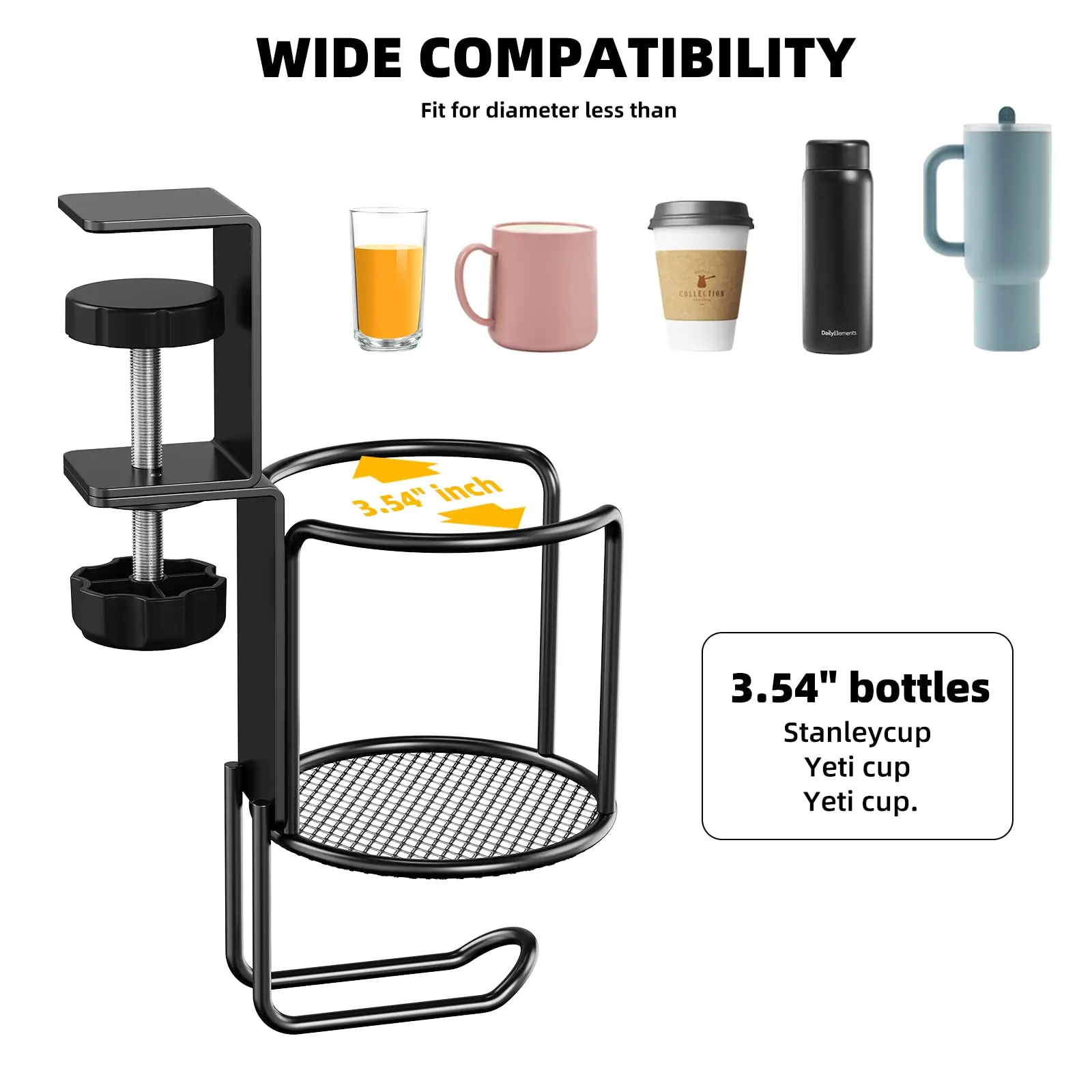 Soporte antideslizante para bebederos de gatos y perros, ajustable - imagen 4