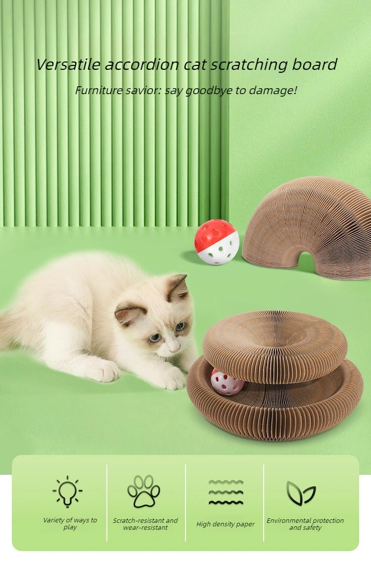 Tabla gruesa de papel para afilar garras de gato
