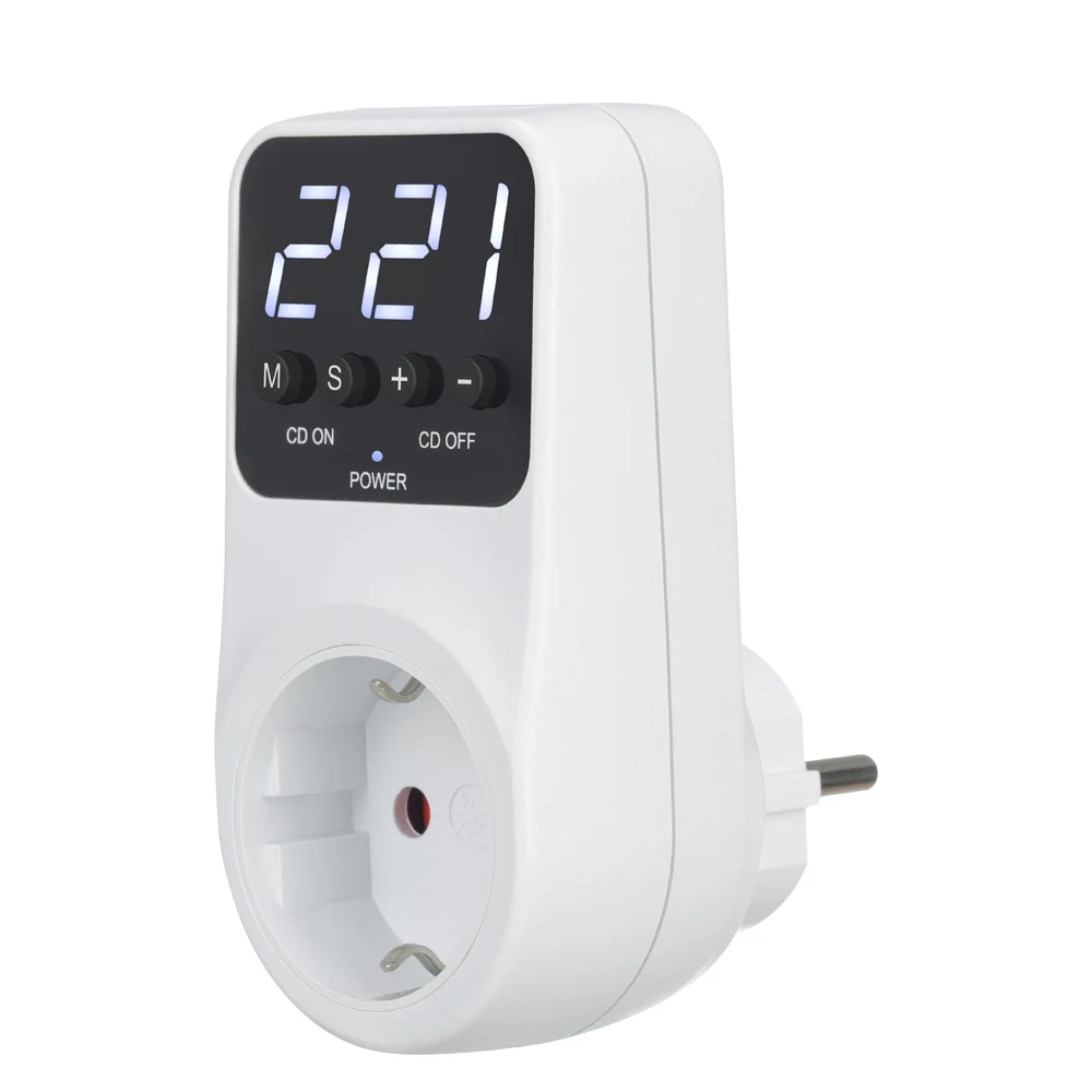 Protector de voltaje automático con pantalla LCD para gatos y perros - imagen 4