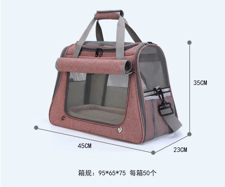 Mochila transpirable para gato en uso