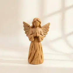 Figura ángel sin rostro esculpida – Decoración creyentes y regalo