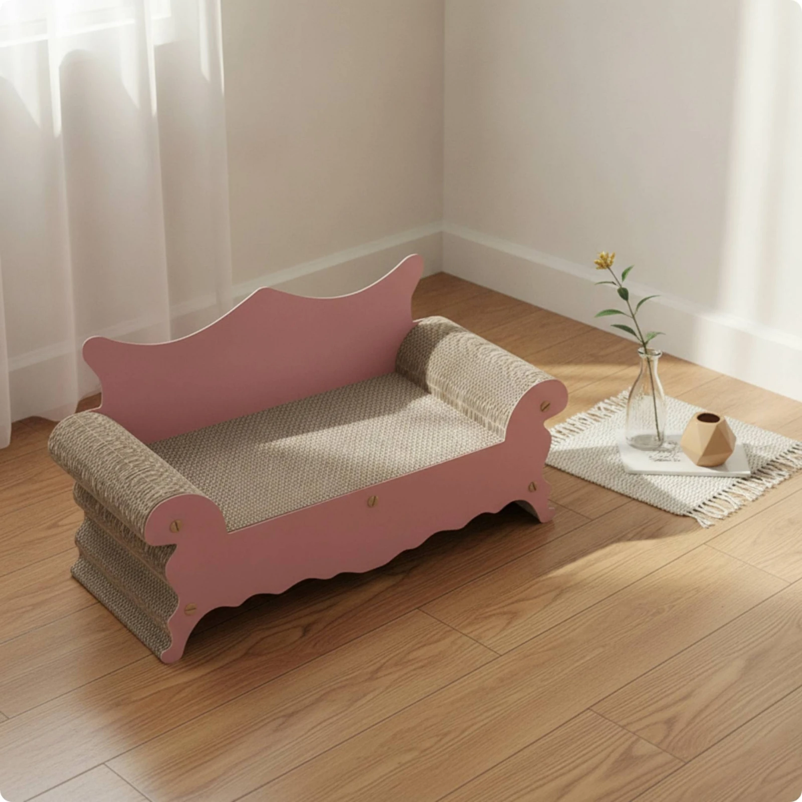 Sofá Rascador Grande para Gatos – Asiento Cómodo y Seguro - imagen 3