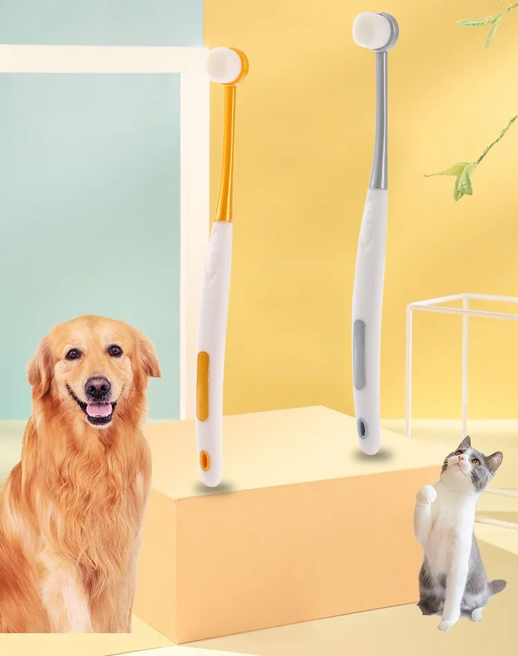 Cepillo de dientes para mascotas varios colores